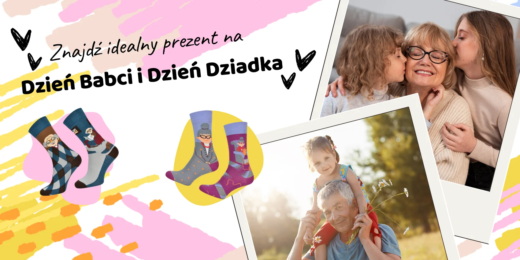 Skarpetkowe inspiracje na Dzień Babci i Dziadka – nasze propozycje prezentów dla Dziadków